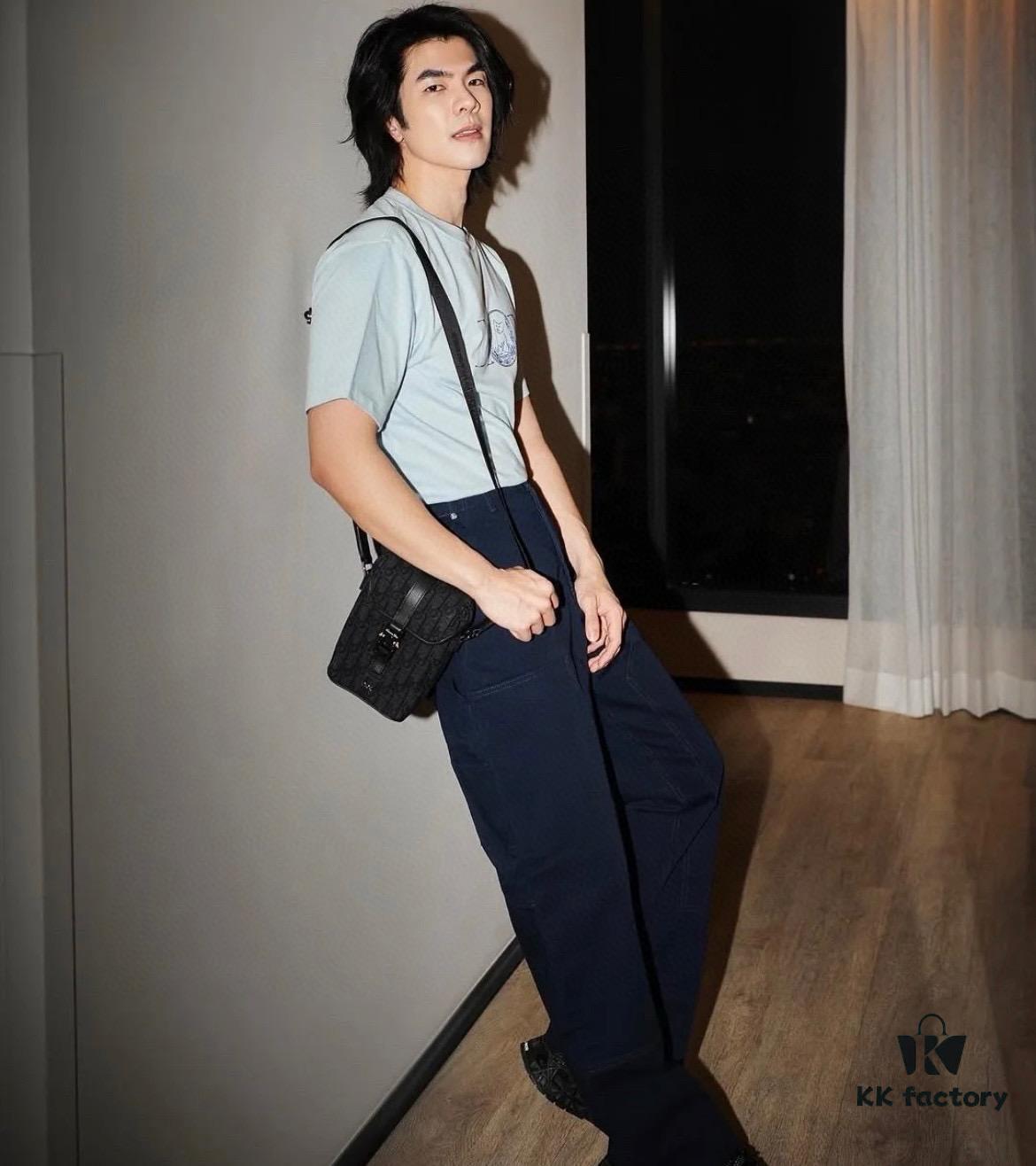 Dior Hit The Road Mini Vertical Flap Messenger Bag