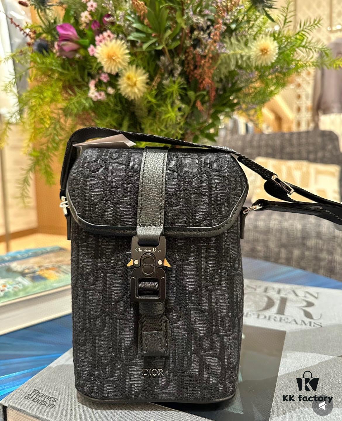 Dior Hit The Road Mini Vertical Flap Messenger Bag