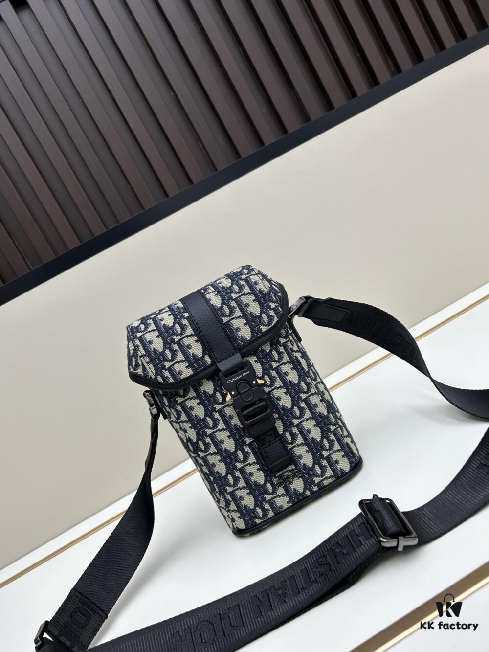 Dior Hit The Road Vertical Flap Messenger Bag