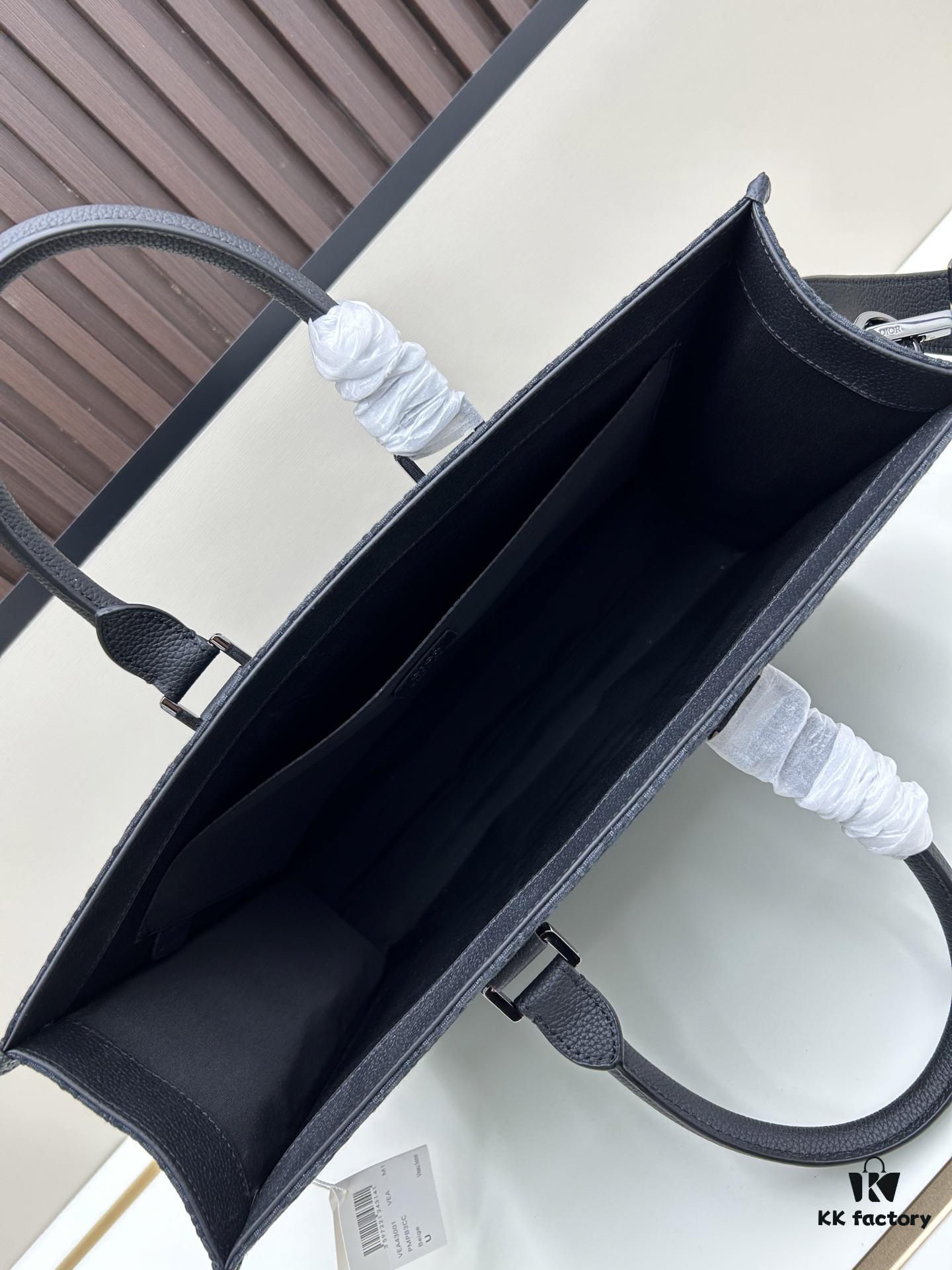 Blue Oblique Fabric East-West Handbag