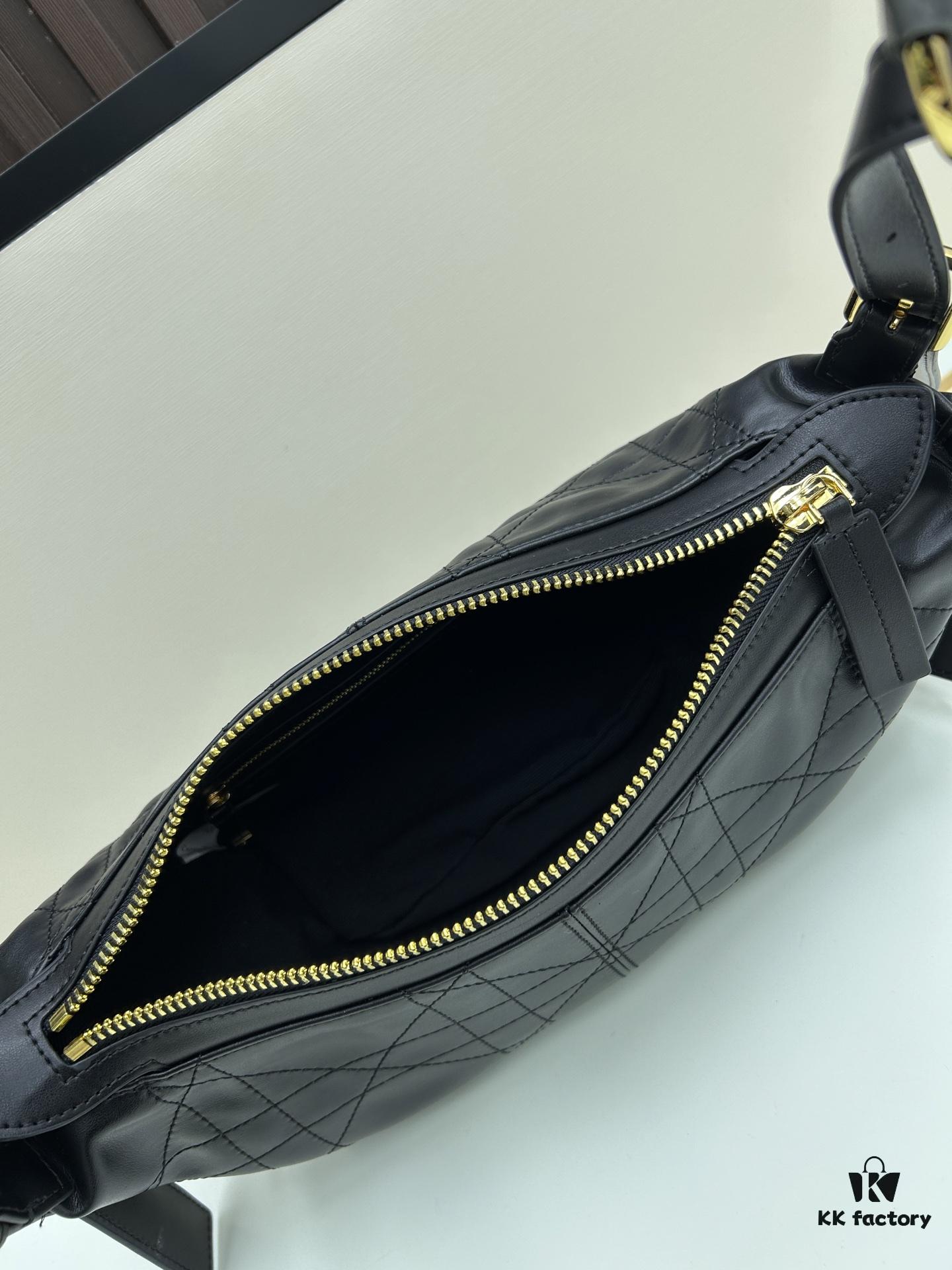 Large D-Journey Bag in Fabric with Box-Calf Leather Trim