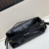 Large D-Journey Bag in Fabric with Box-Calf Leather Trim