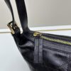 Large D-Journey Bag in Fabric with Box Calfskin