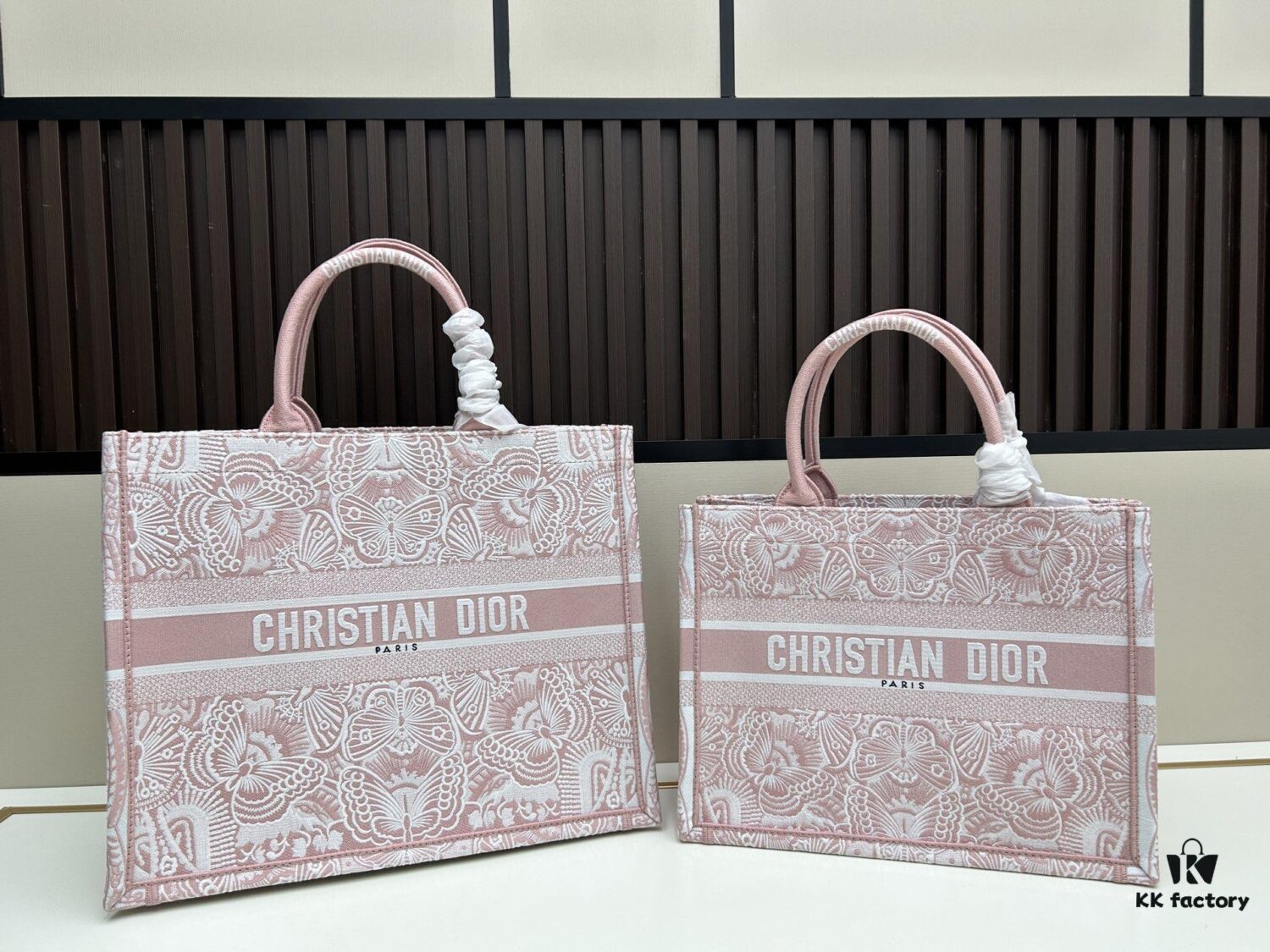 Authentic Dior Book Tote, Large and Medium Size