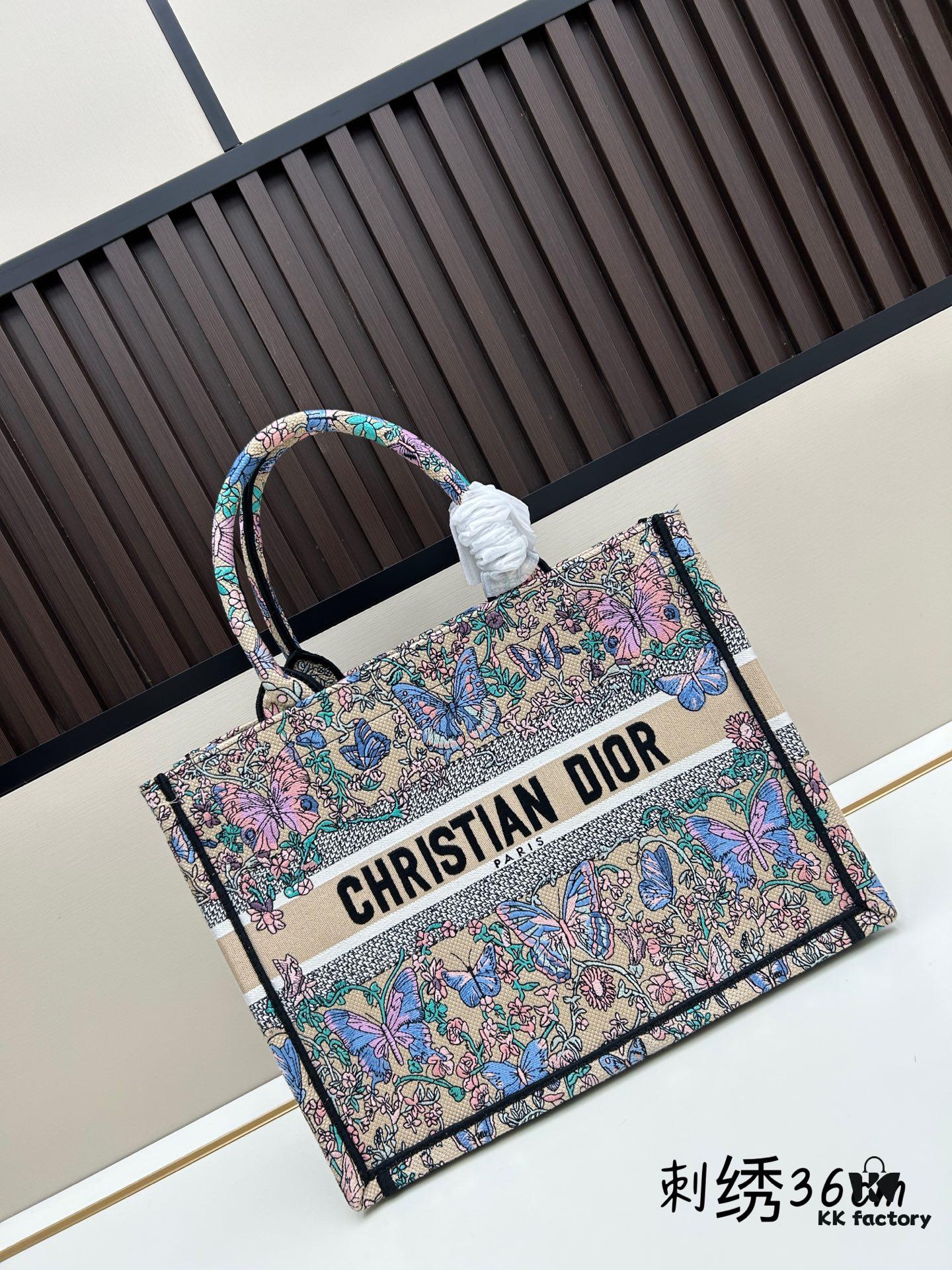 Authentic Dior Book Tote, Large and Medium Size