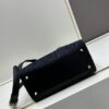 Dior Top-Grade Original Leather Cannage Lady Dior Bag in Black Embossed Quilting