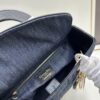 Dior Top-Grade Original Leather Cannage Lady Dior Bag in Black Embossed Quilting