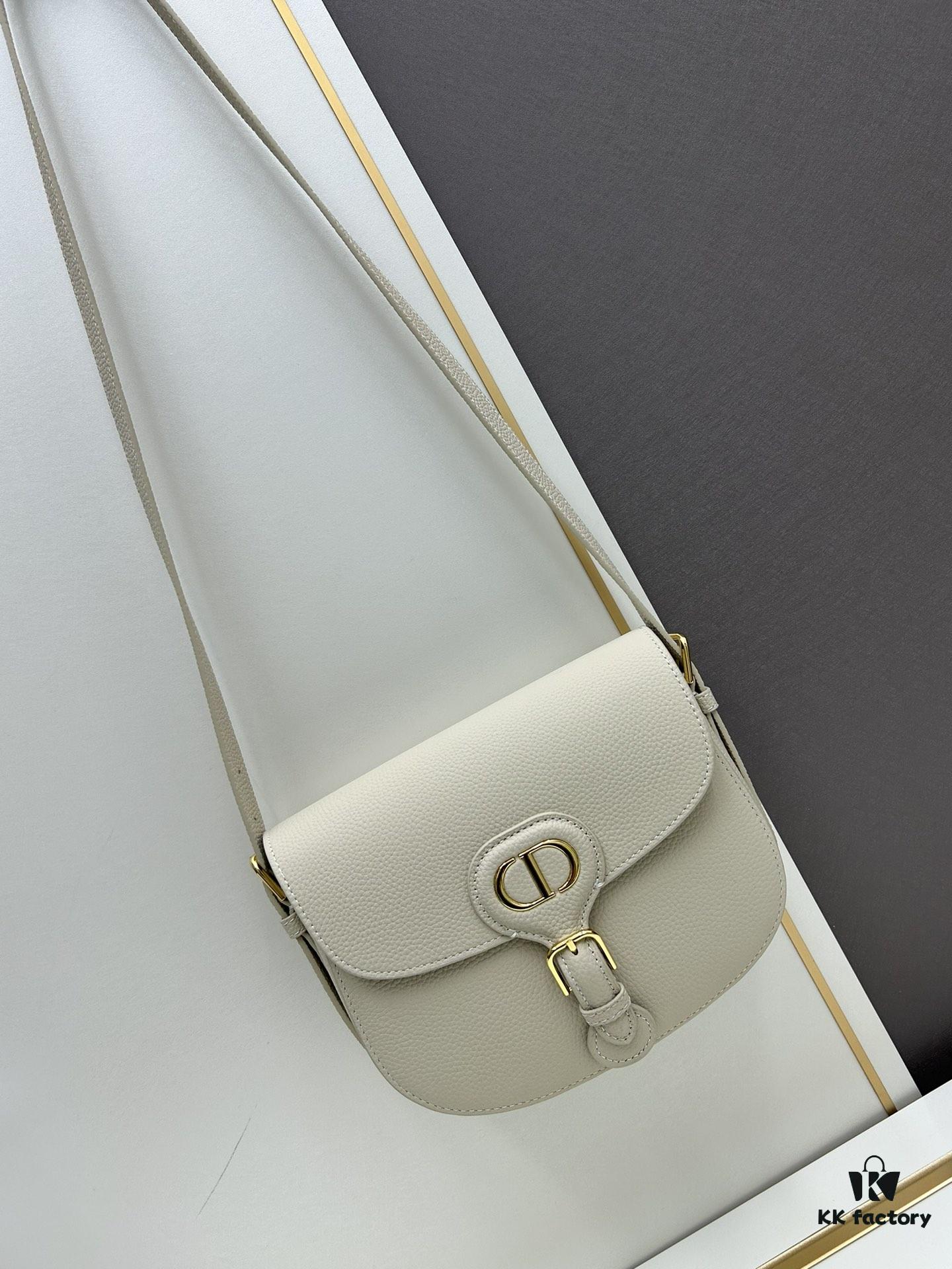 Dior Bobby Tofu Bag, 22 Size, Full-Grain Leather, Vintage Style