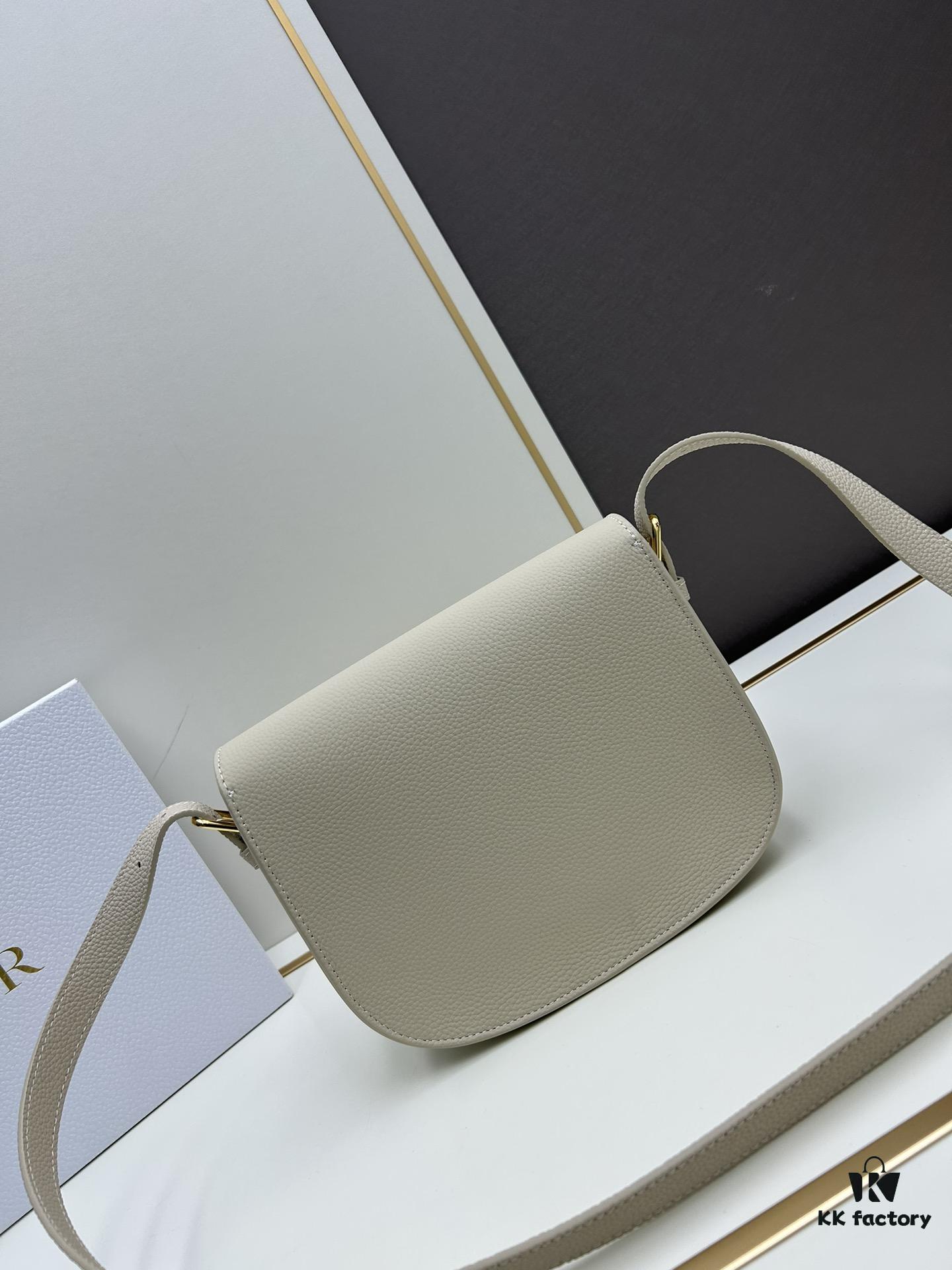 Dior Bobby Tofu Bag, 22 Size, Full-Grain Leather, Vintage Style