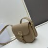 Dior Bobby Tofu Bag, Vintage Full-Grain Leather, 22-inch Antique Hardware, Early Autumn New Retro Style
