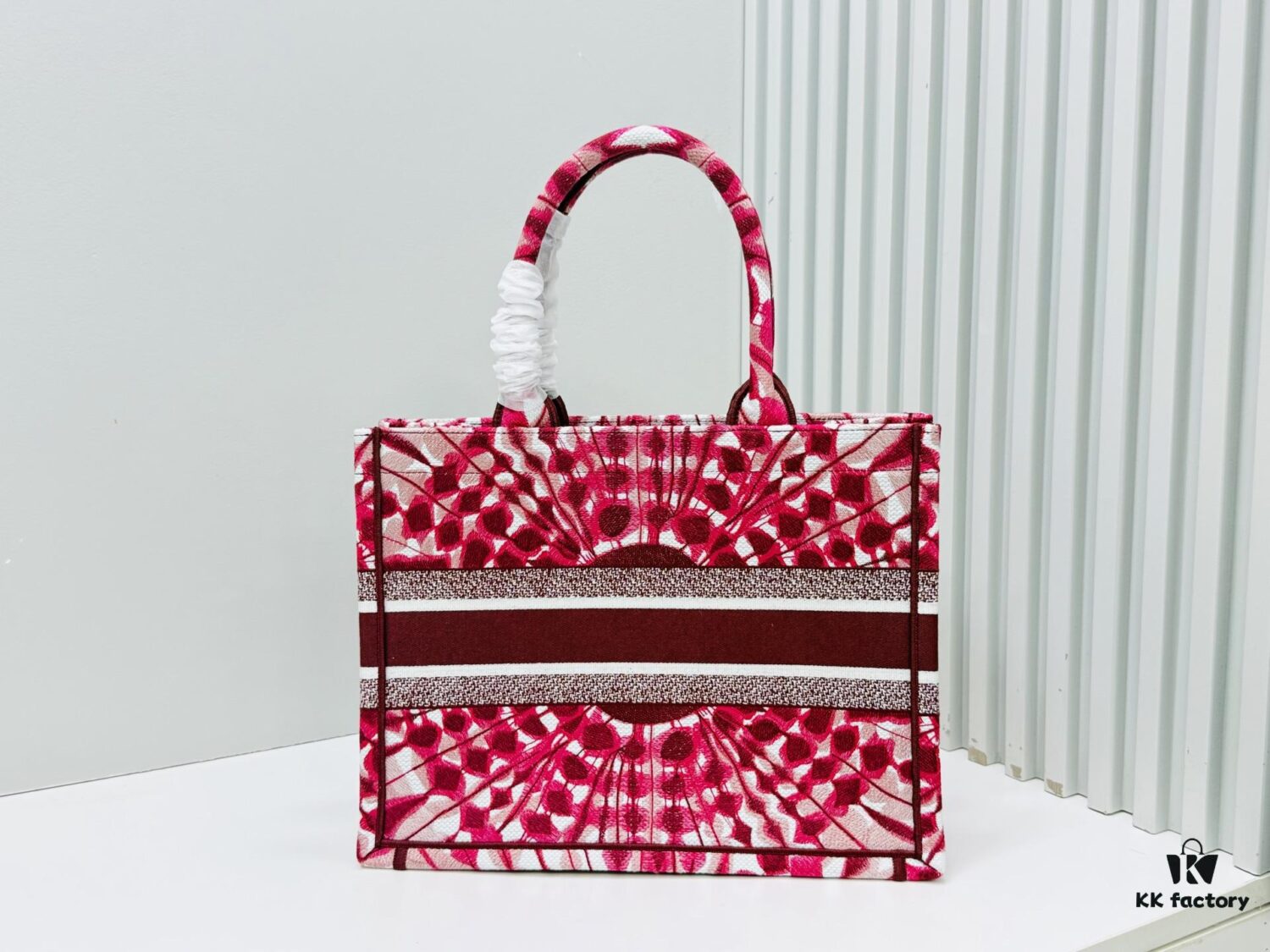 Original Surplus Stock of Thick Yarn Fabric Medium Size [Di0r Book Tote]