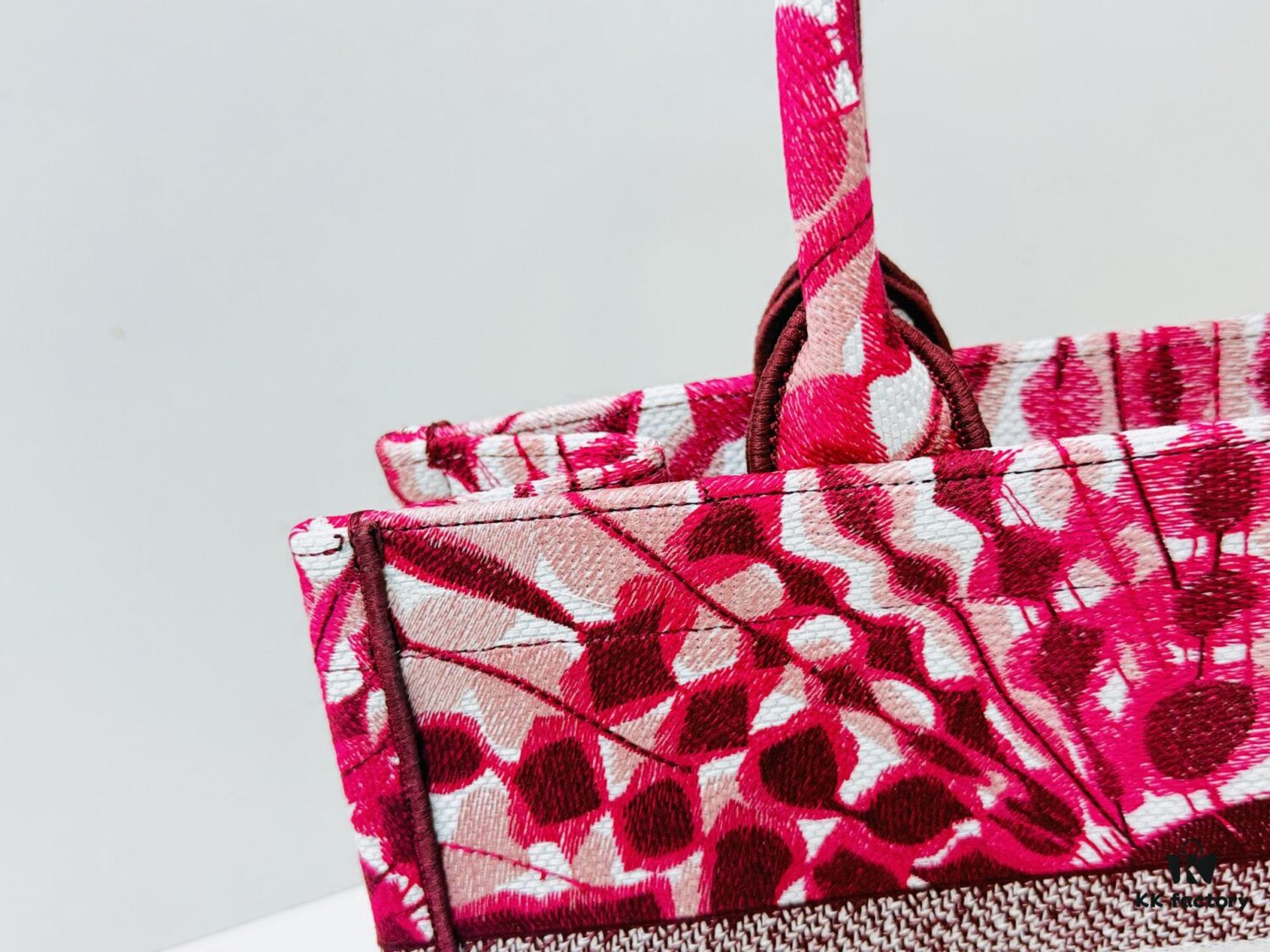 Original Surplus Stock of Thick Yarn Fabric Medium Size [Di0r Book Tote]