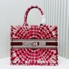 Dior Book Tote Large Size, Original Order, Thick Yarn Fabric
