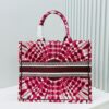 Dior Book Tote Large Size, Original Order, Thick Yarn Fabric