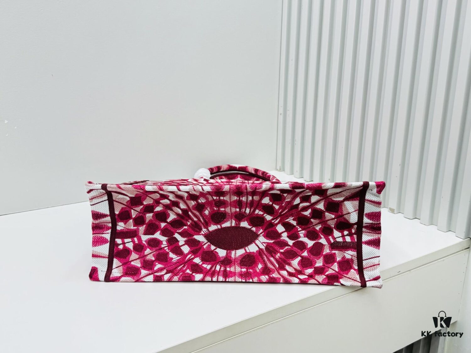 Dior Book Tote Large Size, Original Order, Thick Yarn Fabric