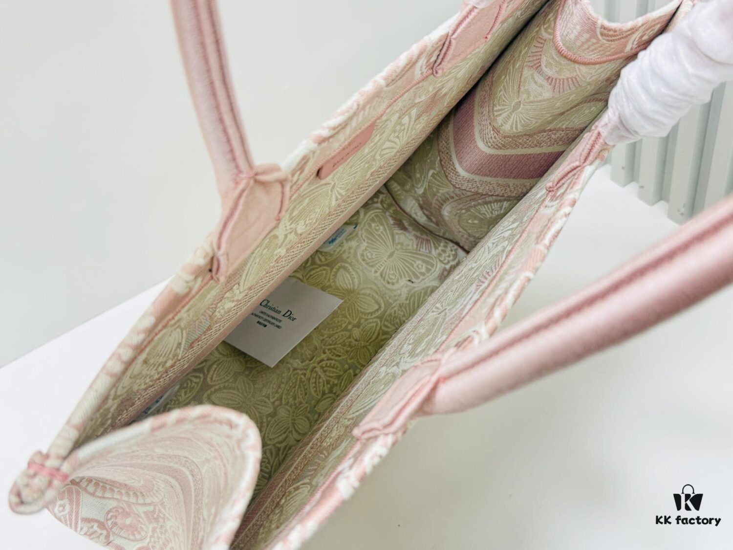 Oversized Original Order Thick Yarn Fabric Dior Book Tote