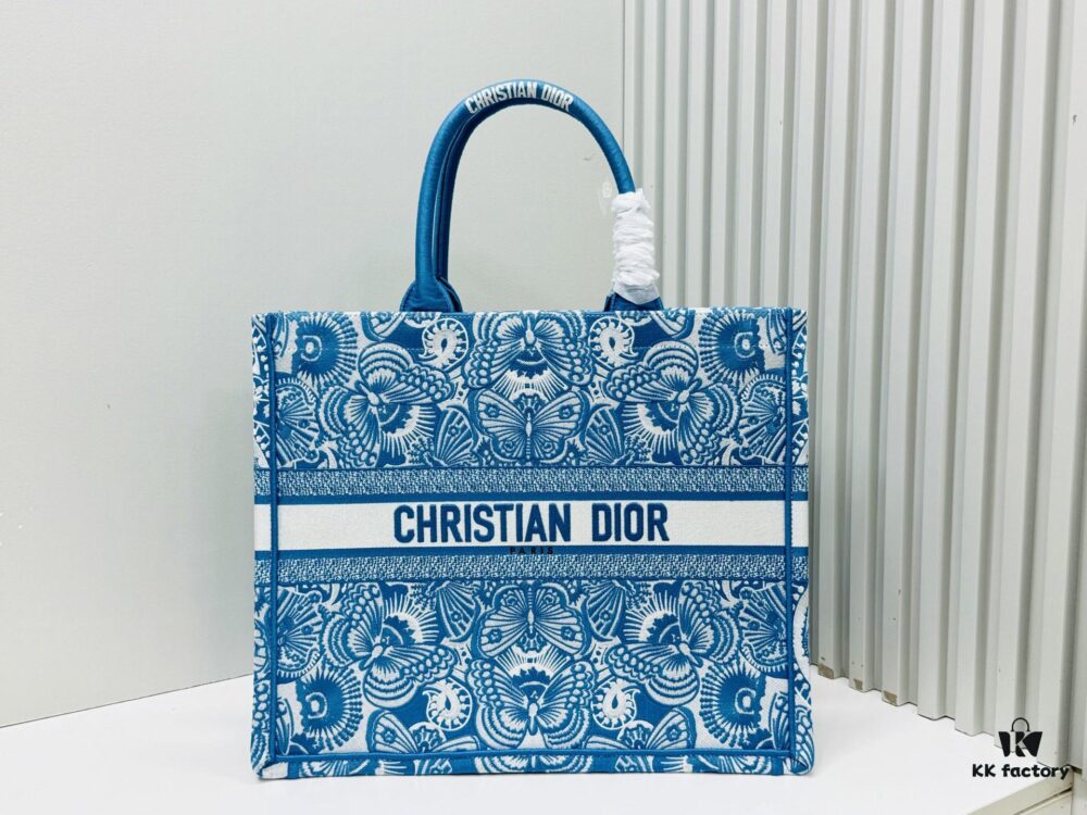 Oversized Original Order Thick Yarn Fabric Dior Book Tote