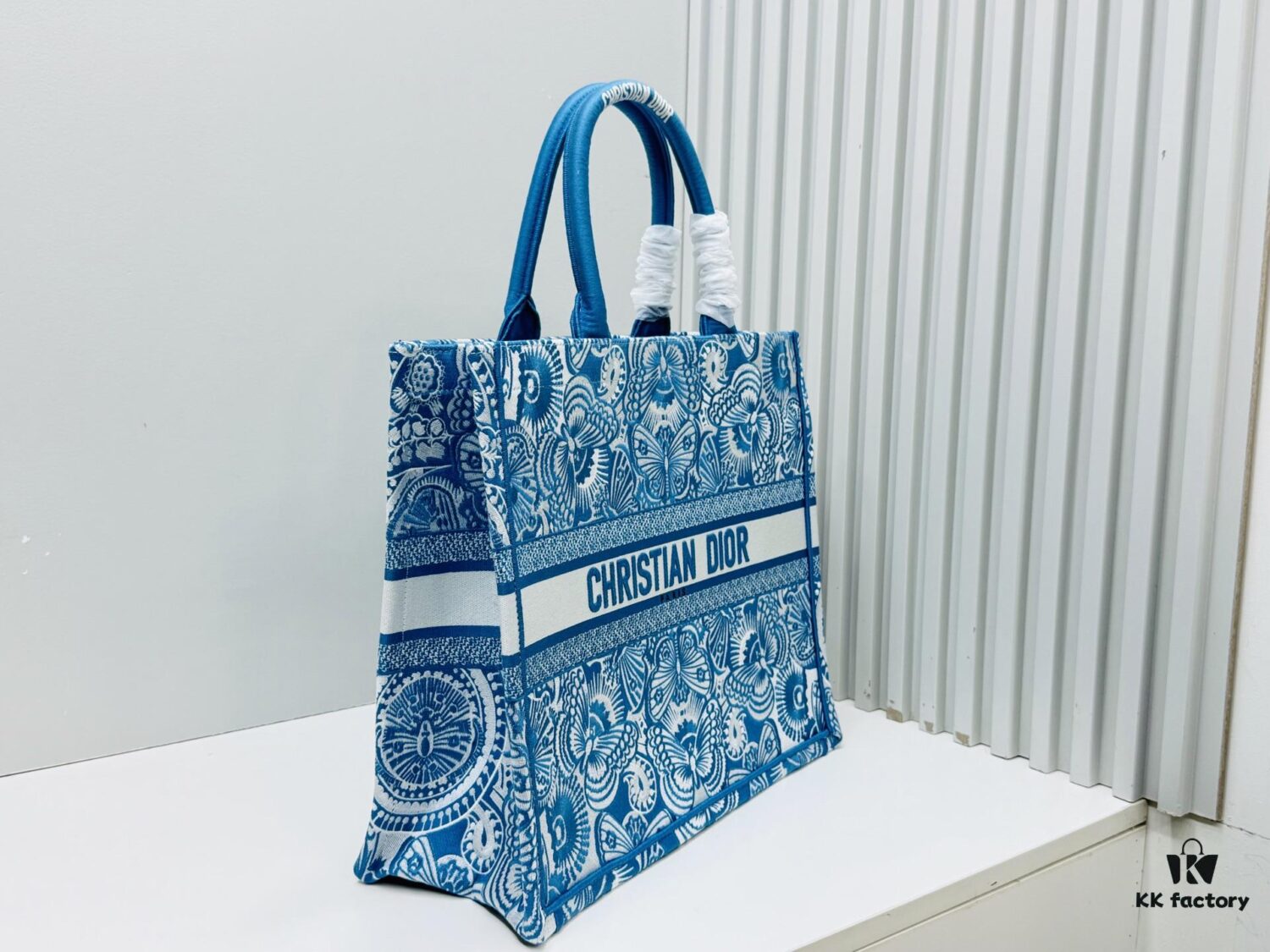 Oversized Original Order Thick Yarn Fabric Dior Book Tote