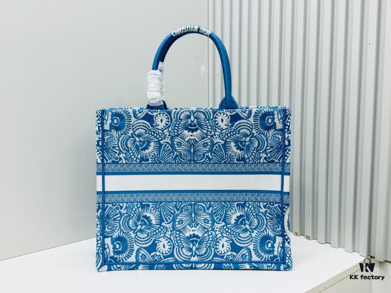 Oversized Original Order Thick Yarn Fabric Dior Book Tote