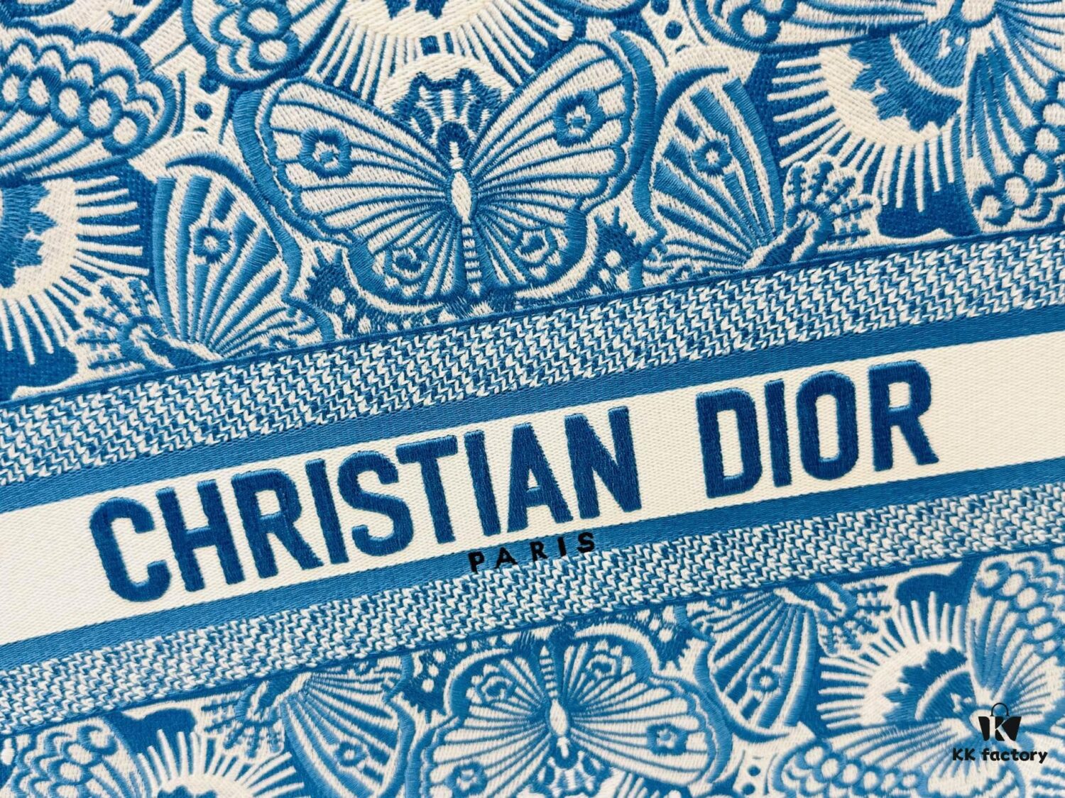 Oversized Original Order Thick Yarn Fabric Dior Book Tote