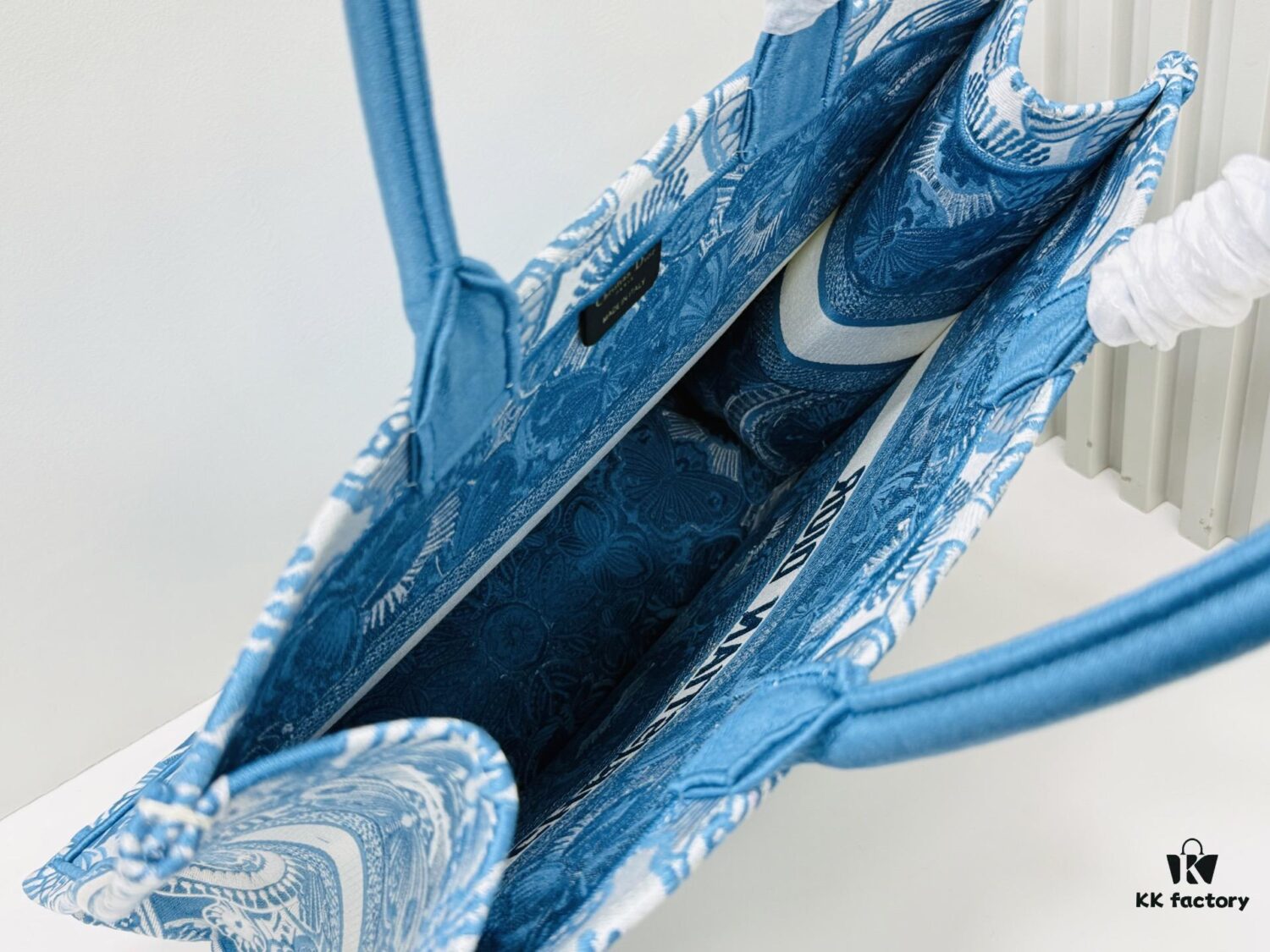 Oversized Original Order Thick Yarn Fabric Dior Book Tote