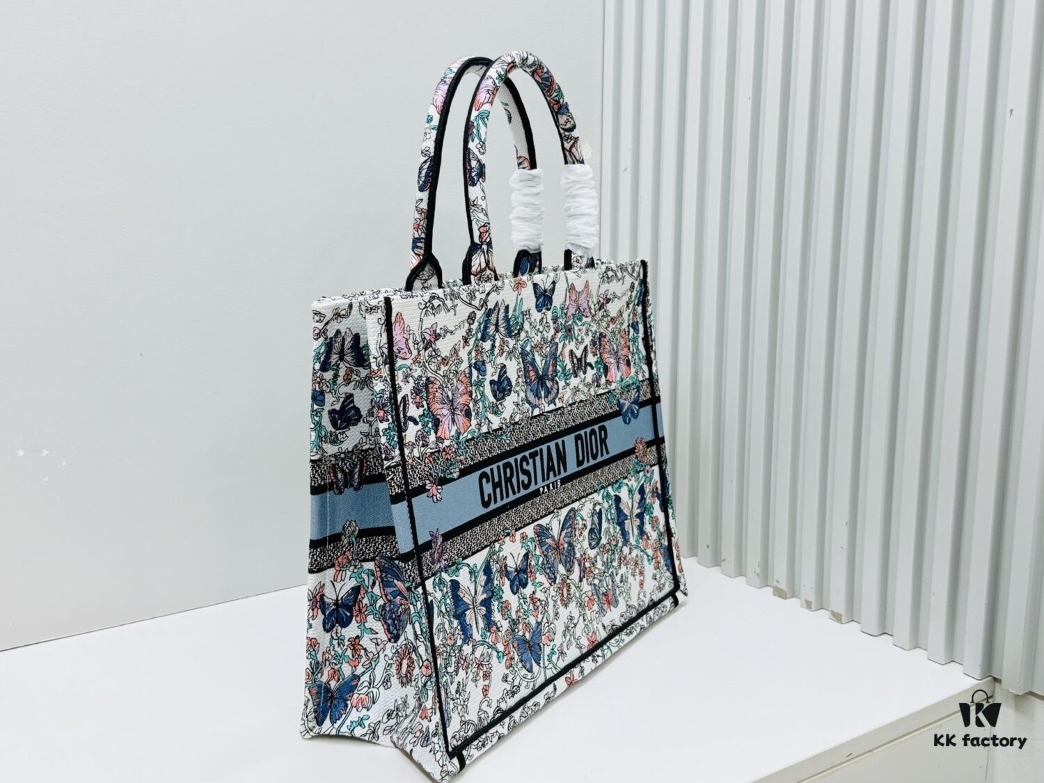 Oversized Original Order Thick Yarn Fabric Dior Book Tote