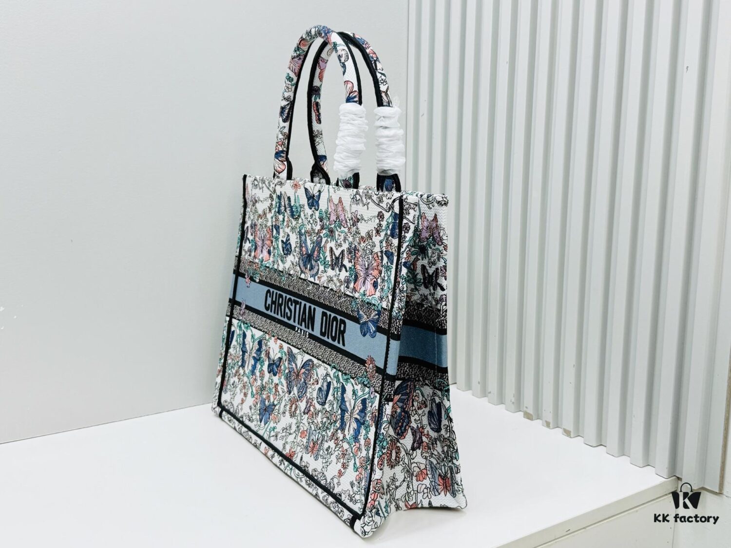 Oversized Original Order Thick Yarn Fabric Dior Book Tote