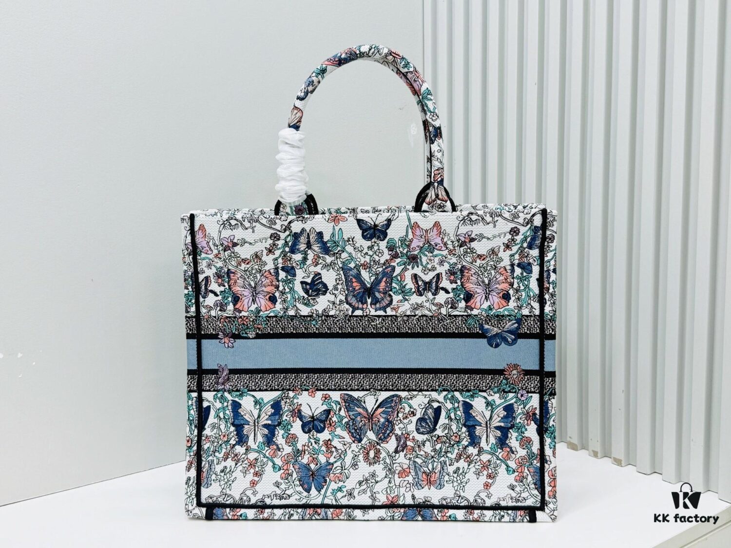 Oversized Original Order Thick Yarn Fabric Dior Book Tote