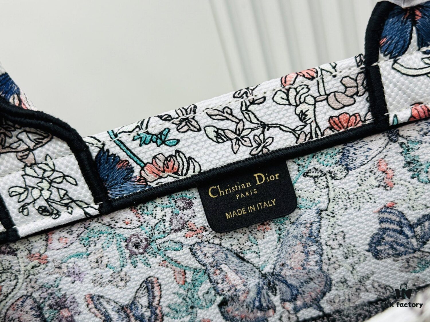 Oversized Original Order Thick Yarn Fabric Dior Book Tote