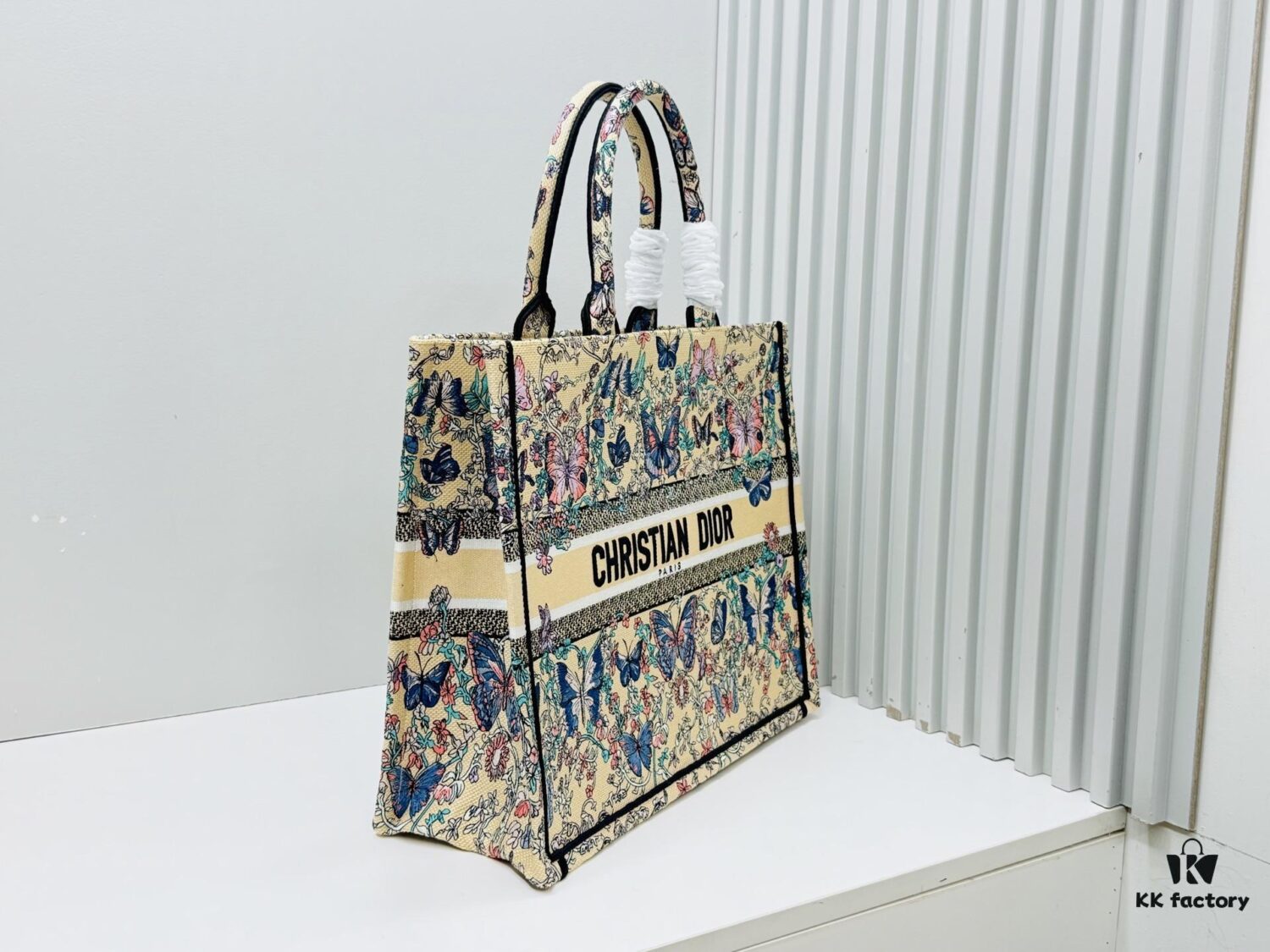 Oversized Original Order Thick Yarn Fabric Dior Book Tote