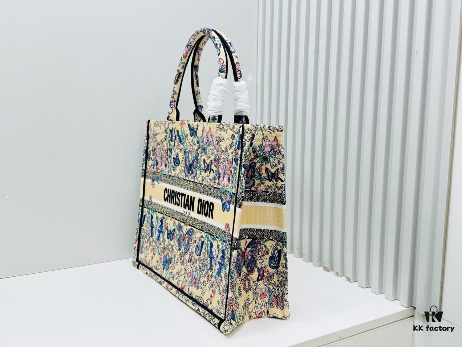 Oversized Original Order Thick Yarn Fabric Dior Book Tote