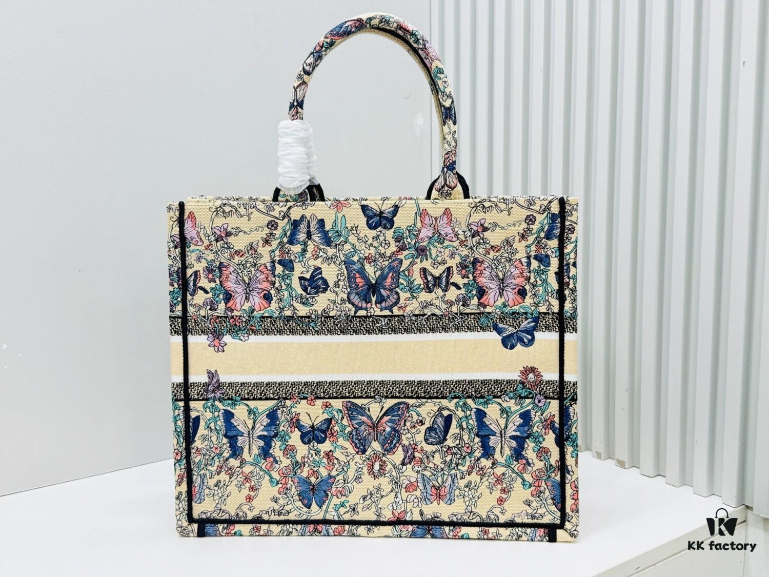 Oversized Original Order Thick Yarn Fabric Dior Book Tote