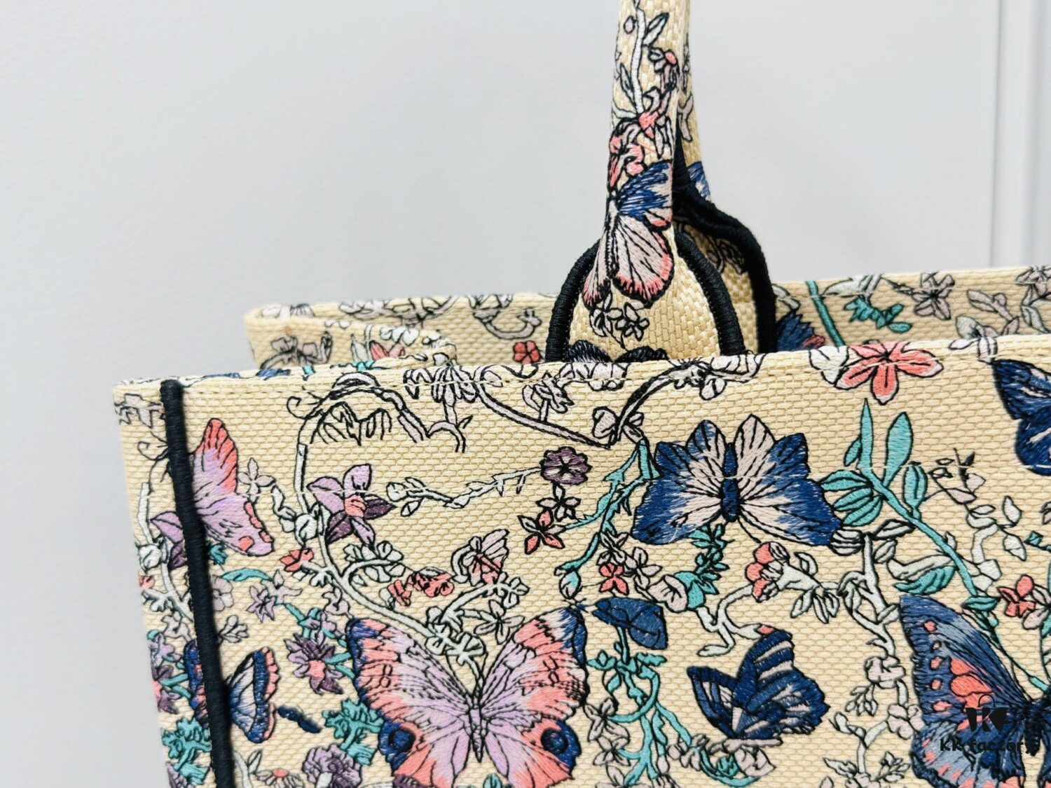 Oversized Original Order Thick Yarn Fabric Dior Book Tote