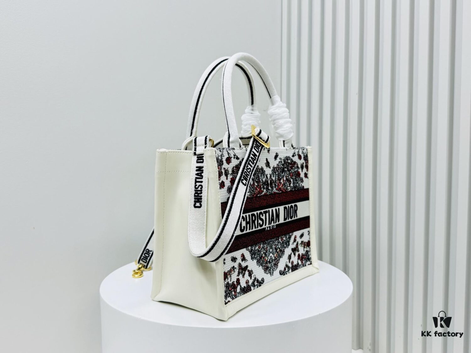 Dior Book Tote 24 Early Spring New Arrival Small Size with Leather Trim