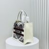 Dior Book Tote 24 Early Spring New Arrival Small Size with Leather Trim