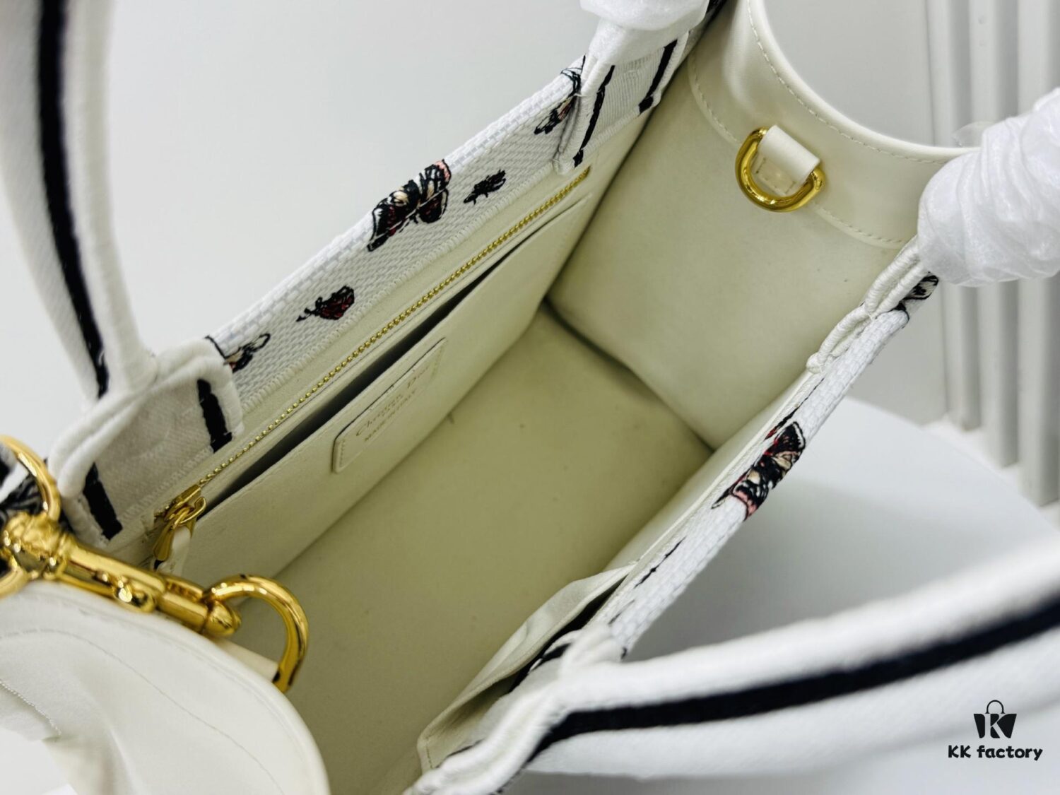 Dior Book Tote 24 Early Spring New Arrival Small Size with Leather Trim