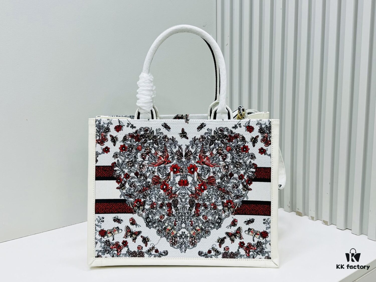 Dior Book Tote24 Early Spring New Arrival Medium Size with Leather Trim