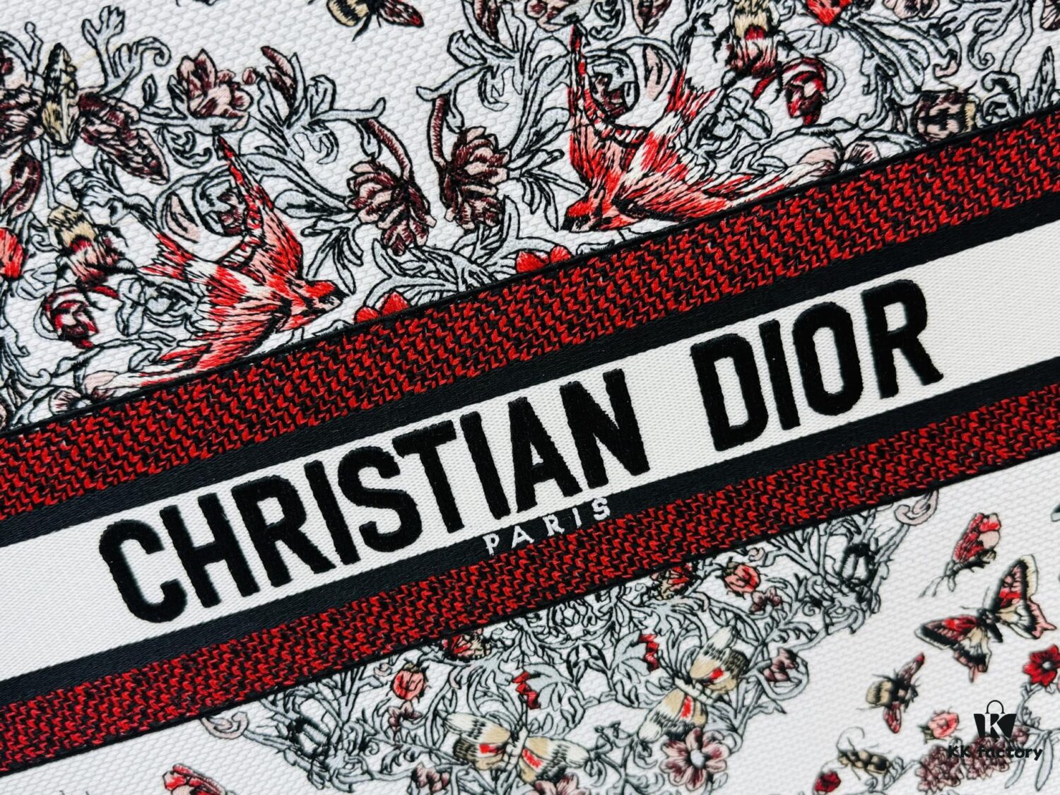 Dior Book Tote24 Early Spring New Arrival Large Size with Leather Trim