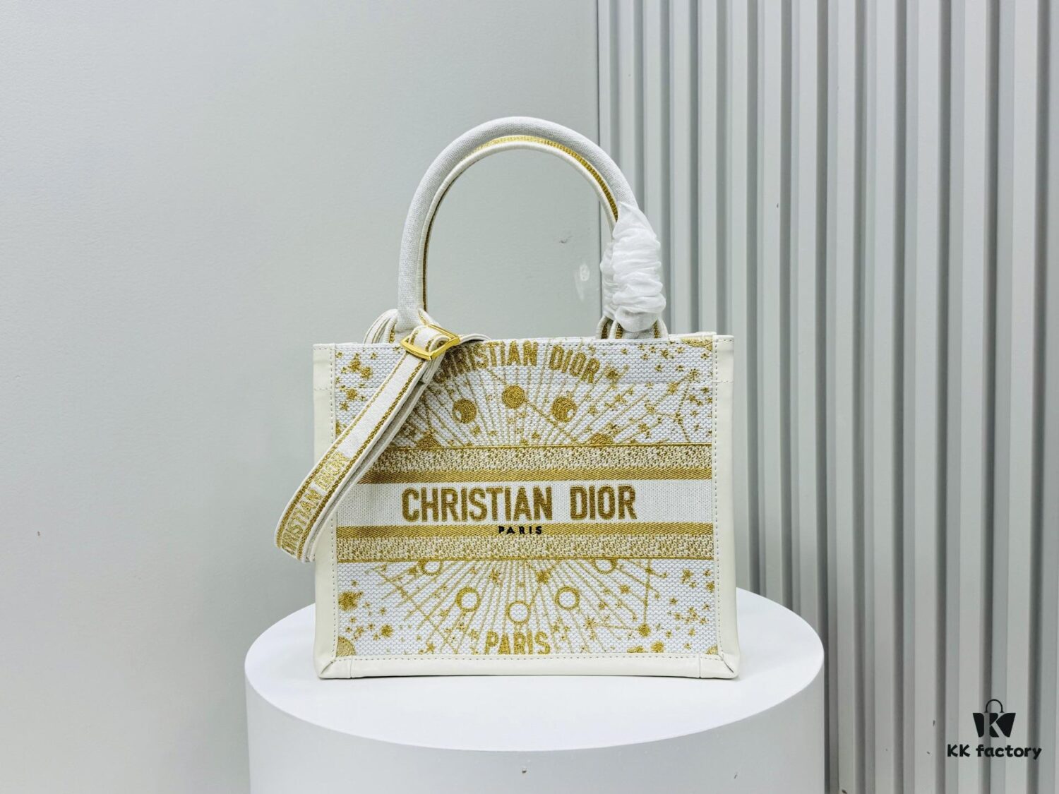 Dior Book Tote24 Early Spring New Arrival Small Size with Leather Trim