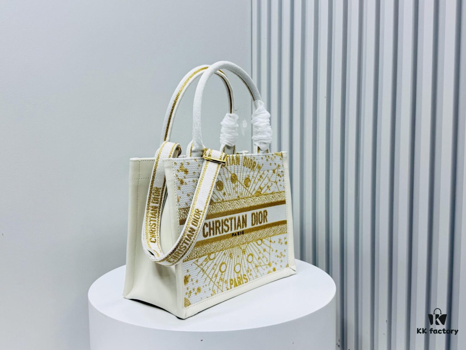 Dior Book Tote24 Early Spring New Arrival Small Size with Leather Trim