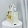 Dior Book Tote24 Early Spring New Arrival Small Size with Leather Trim