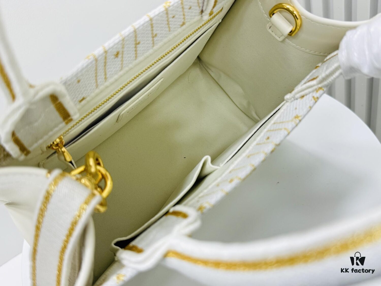 Dior Book Tote24 Early Spring New Arrival Small Size with Leather Trim