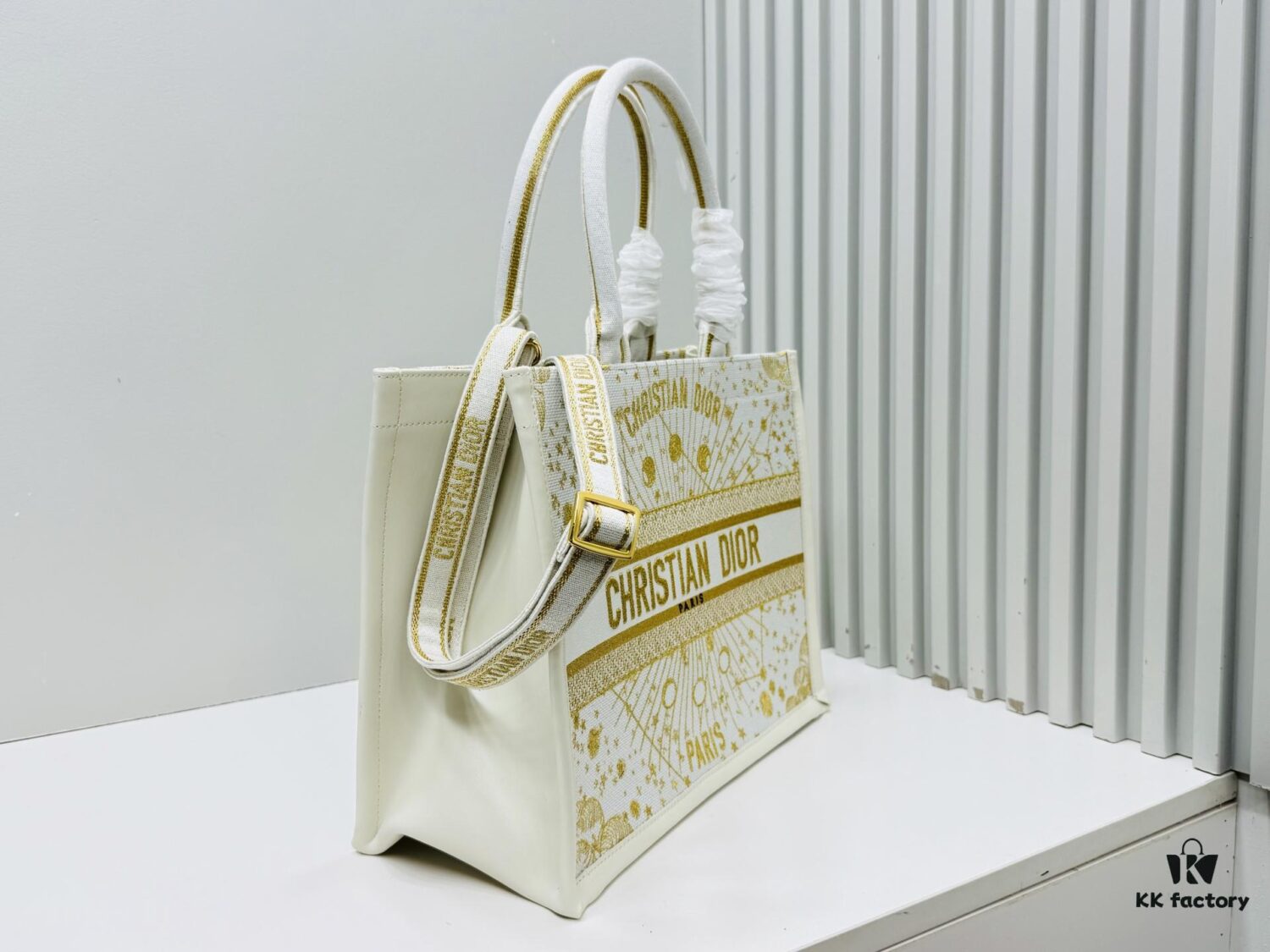 Dior Book Tote24 Early Spring New Arrival Medium Size with Leather Trim