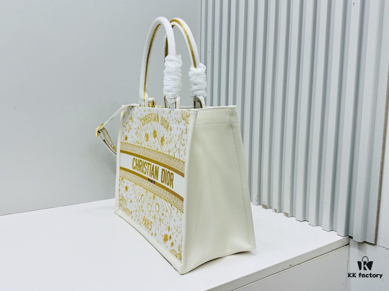 Dior Book Tote24 Early Spring New Arrival Medium Size with Leather Trim