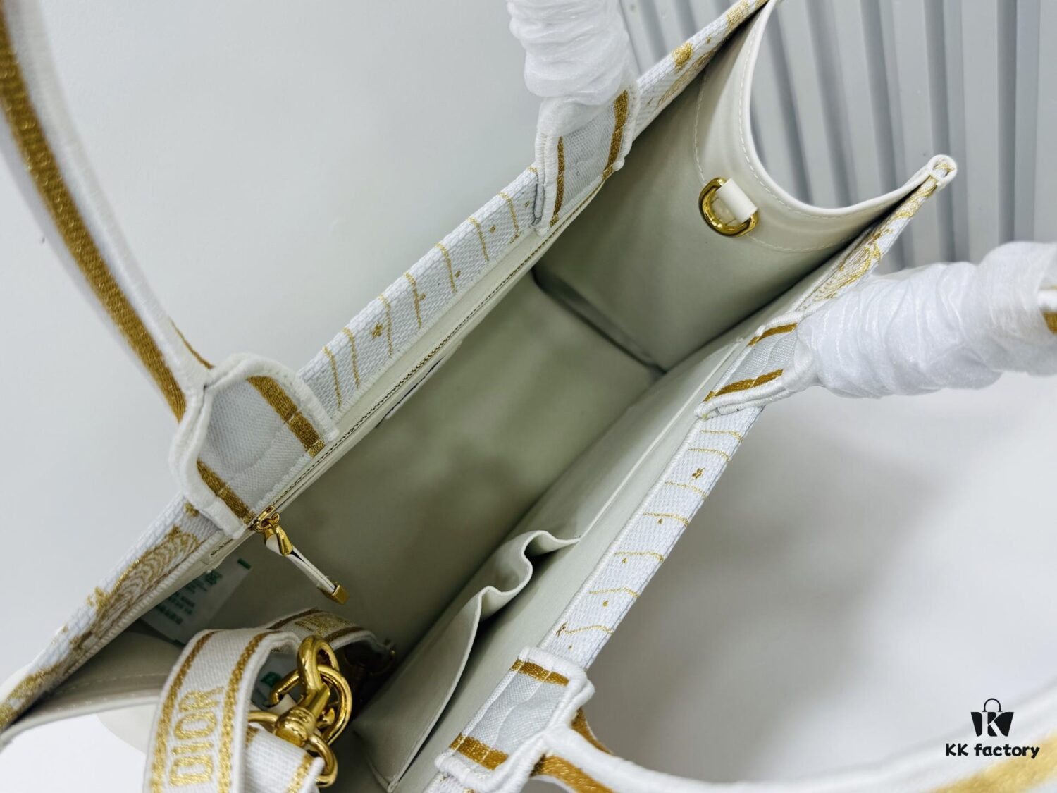 Dior Book Tote24 Early Spring New Arrival Medium Size with Leather Trim