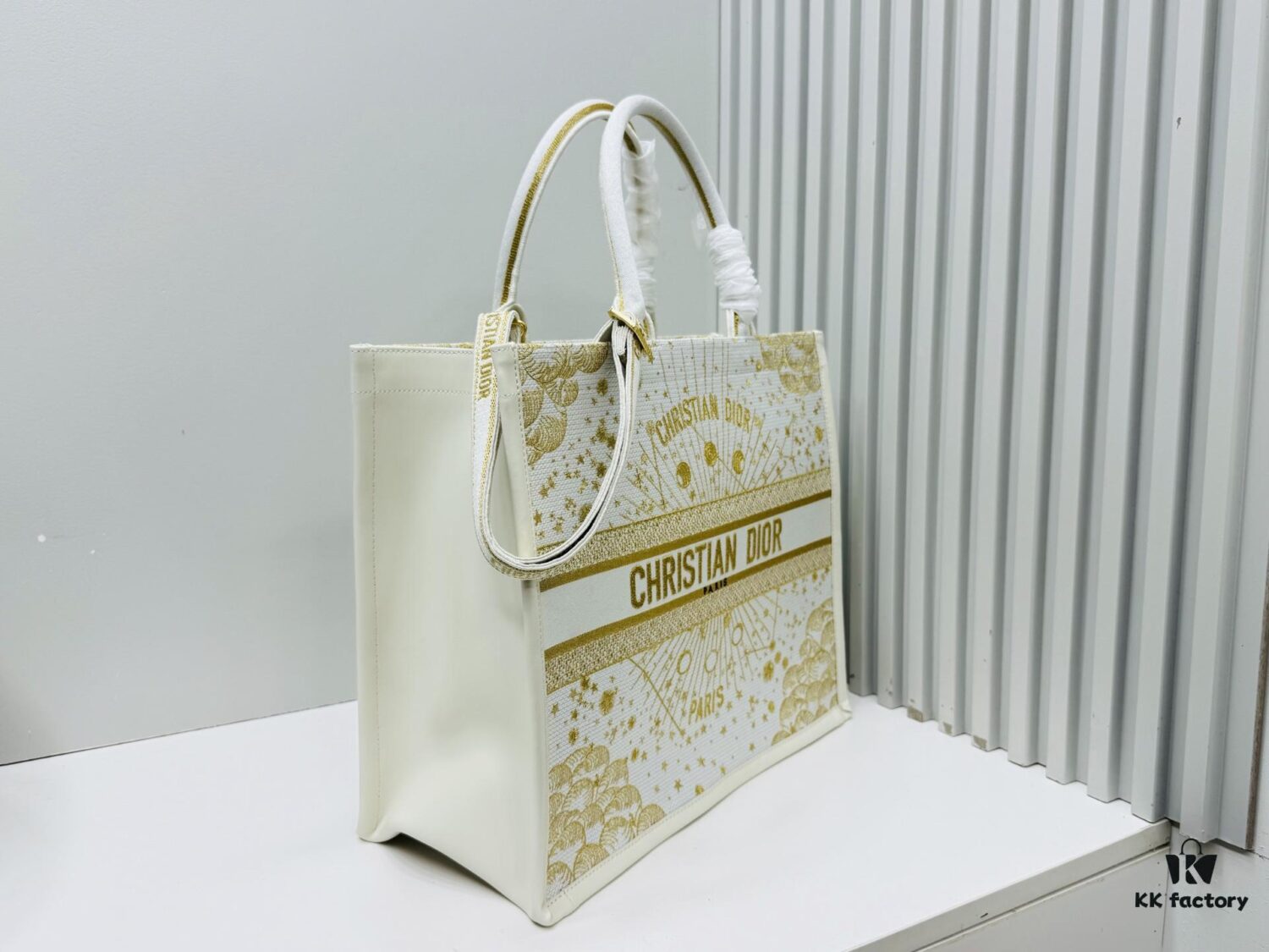 Dior Book Tote24 Early Spring New Arrival, Large Size with Leather Trim