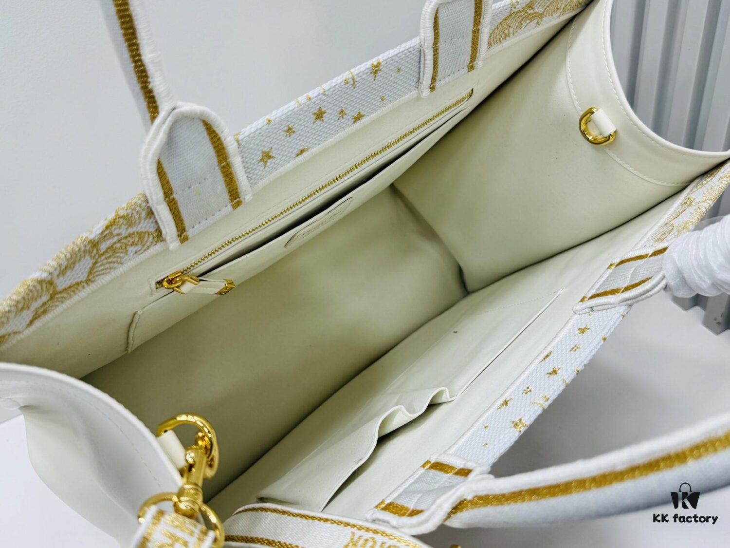 Dior Book Tote24 Early Spring New Arrival, Large Size with Leather Trim