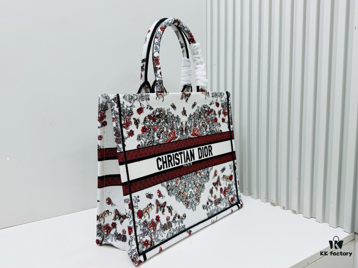 Oversized Original Order Thick Yarn Fabric Dior Book Tote