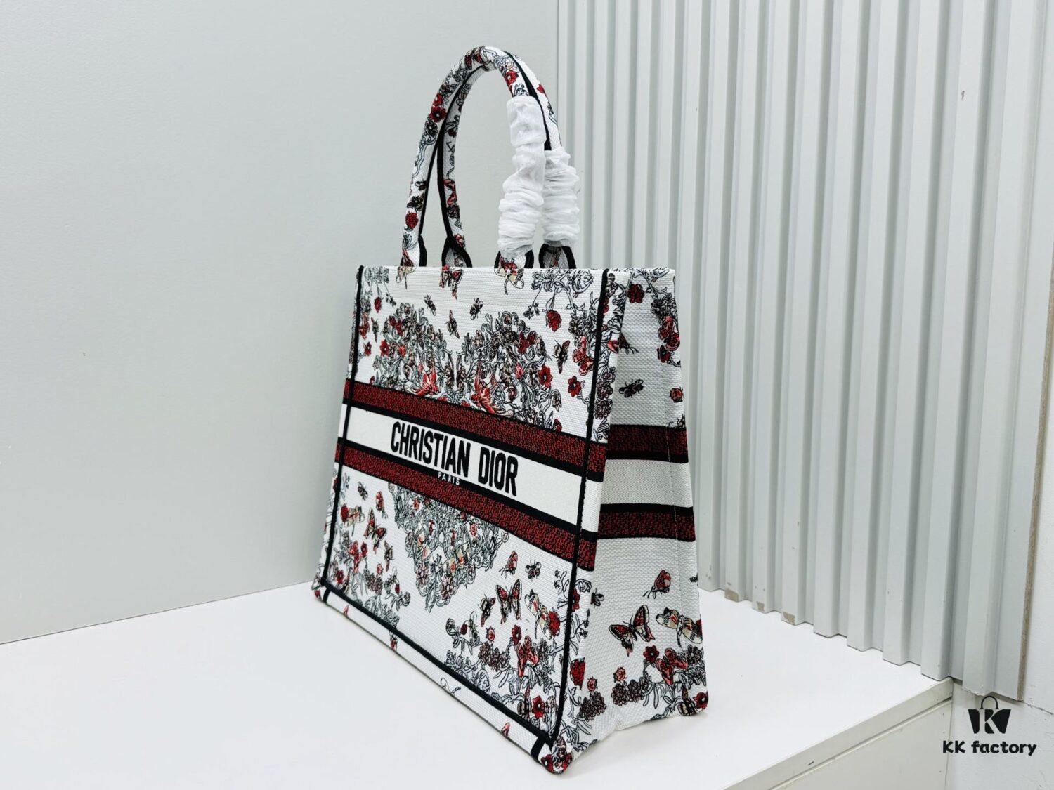 Oversized Original Order Thick Yarn Fabric Dior Book Tote