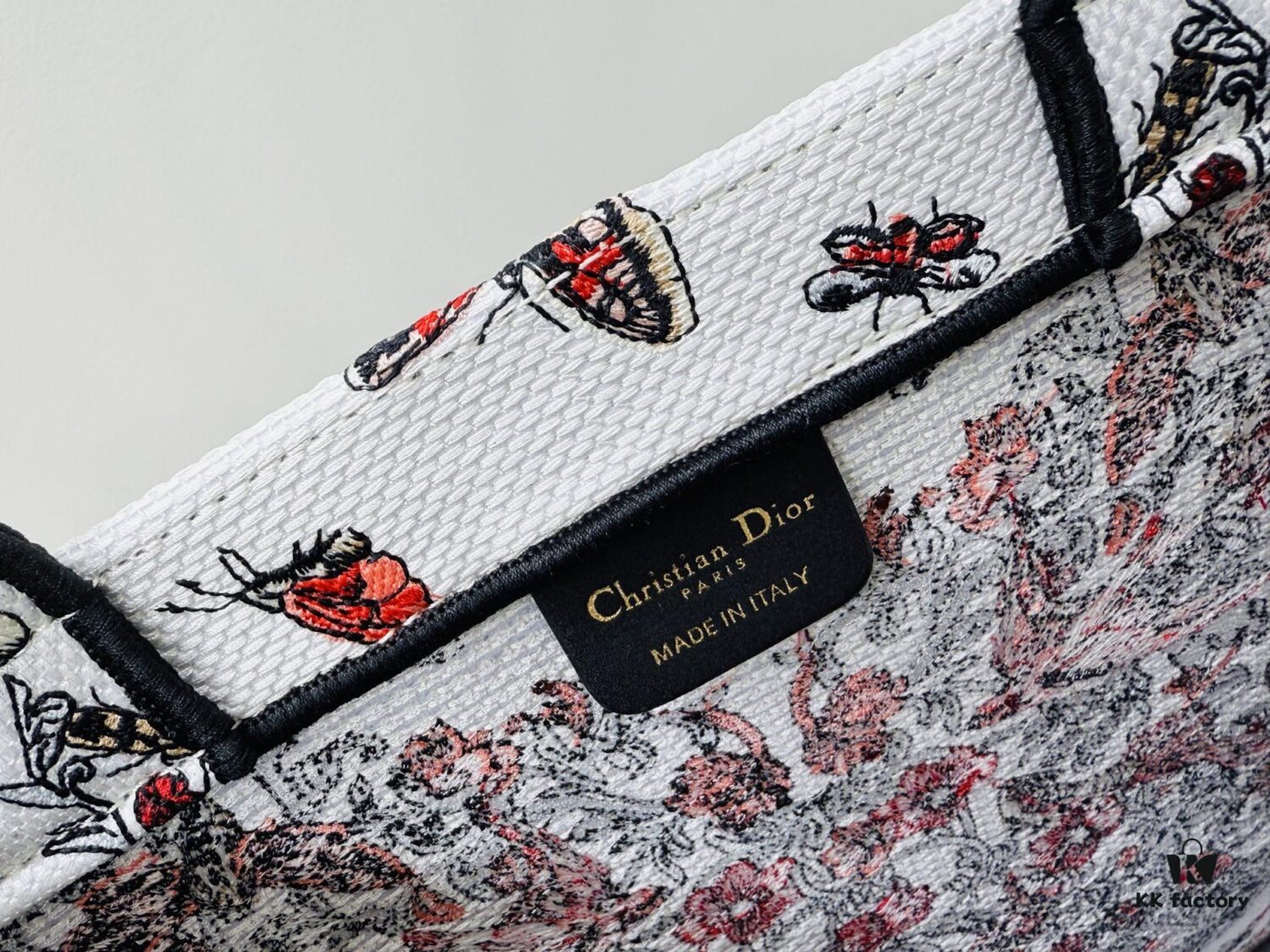 Oversized Original Order Thick Yarn Fabric Dior Book Tote